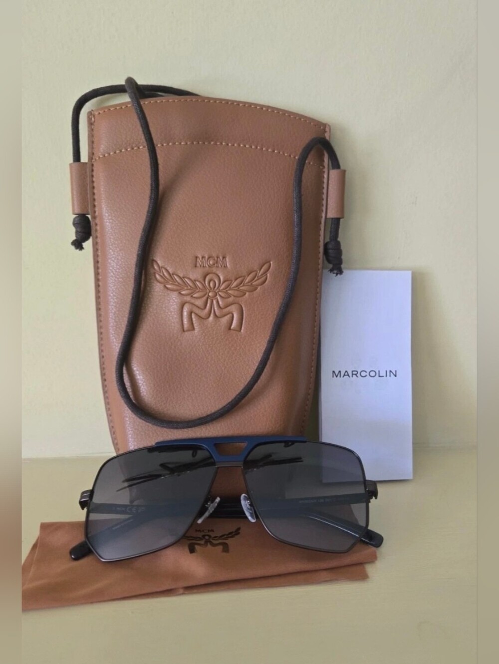 MCM MW0023-H 13B Matte Dark Ruthenium/Shiny Blue/Grey Gradient 59-12-145